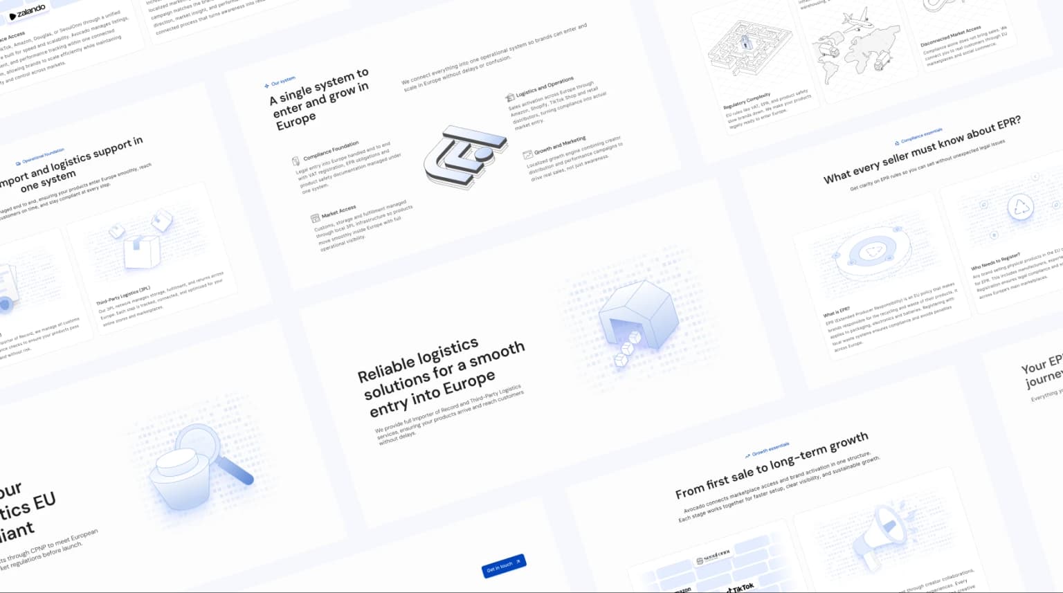 Avocado brand identity and web design project