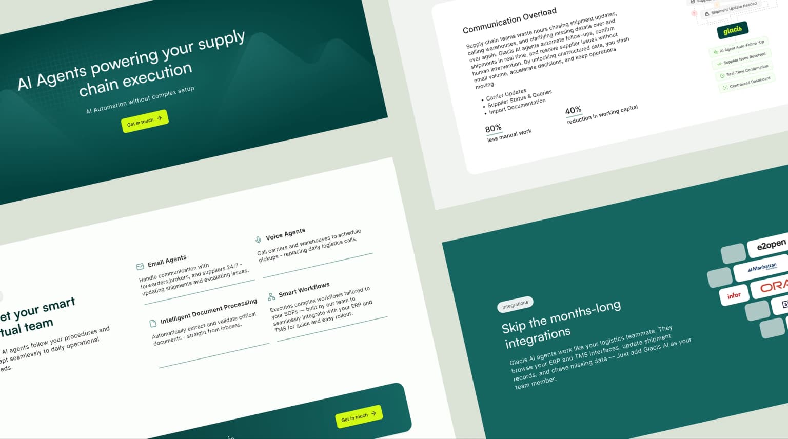 Glacis brand identity overview and system