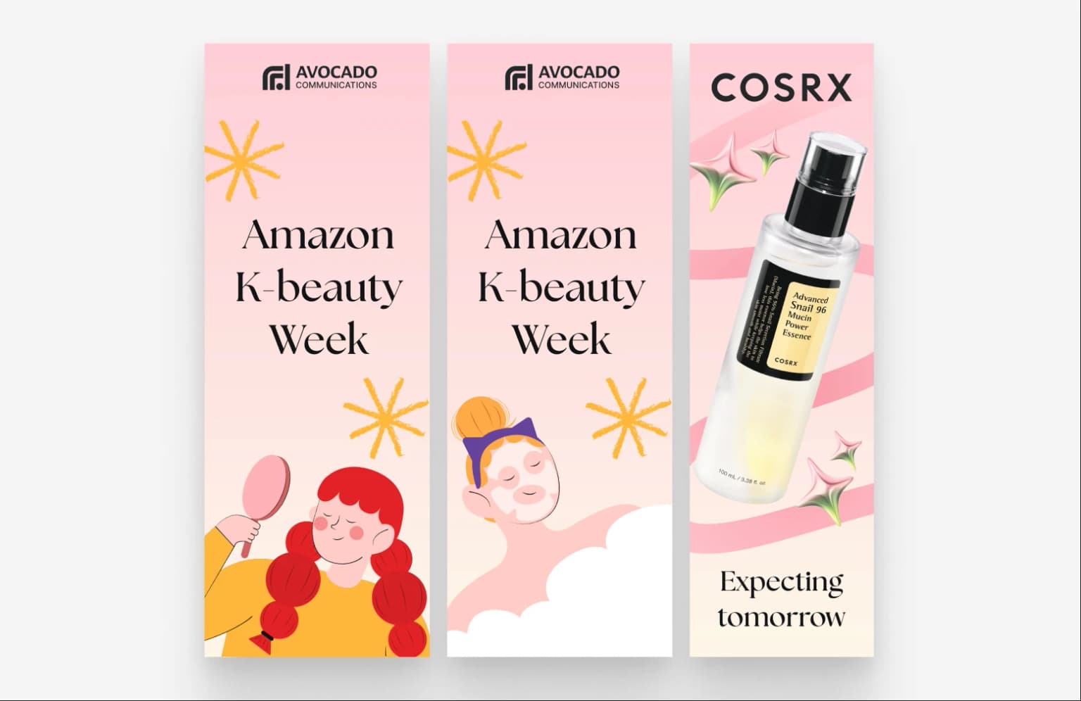 Amazon K-Beauty Week — all event banners overview