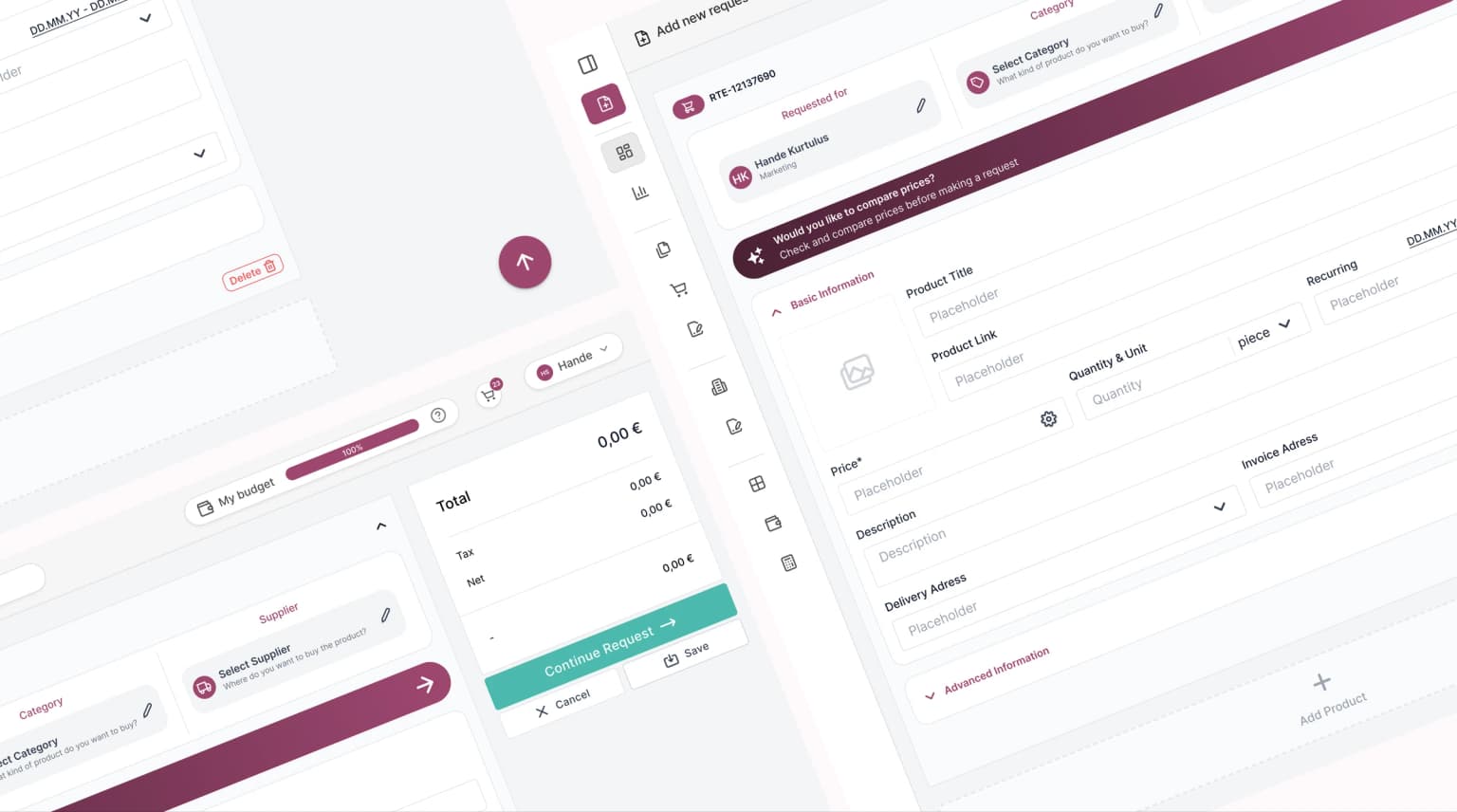 Request creation flow redesign project